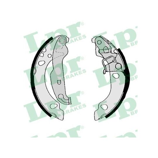 08190 Brake Shoe Set