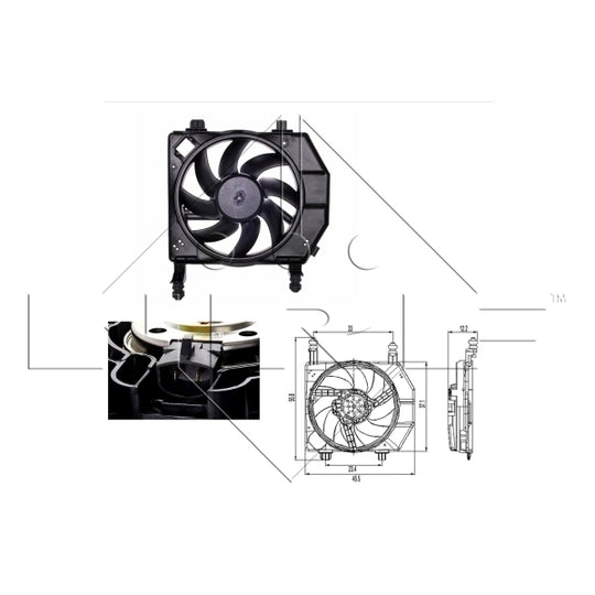 47261 Fan, radiator