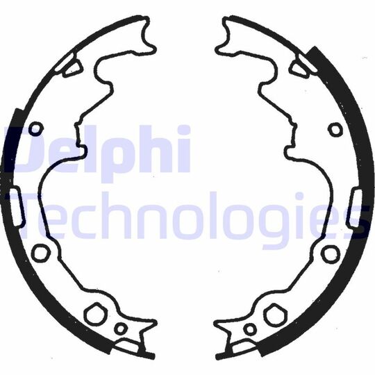 LS1780 Brake Shoe Set