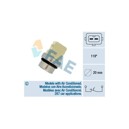 35310 Temperature Switch, coolant warning lamp