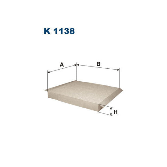 K 1138 Filter, interior air
