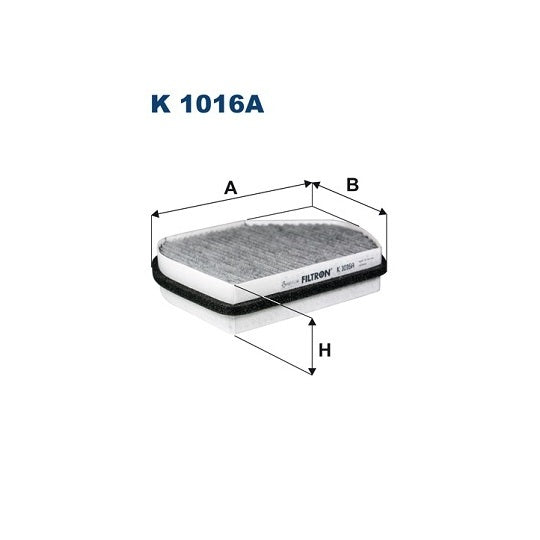 K 1016A Filter, interior air