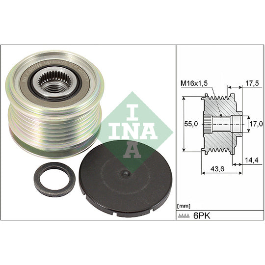 535 0105 10 Alternator Freewheel Clutch