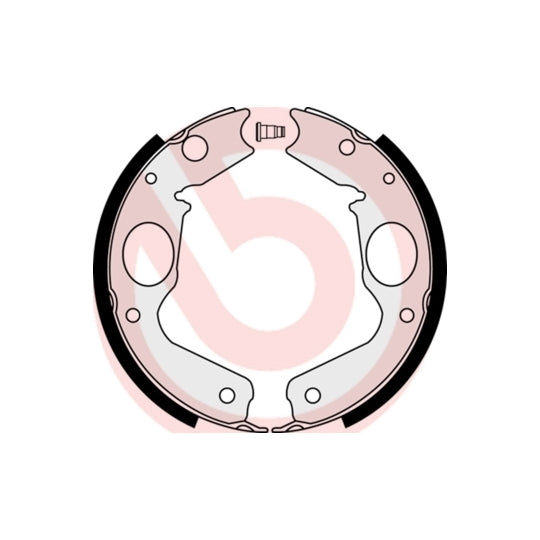 S 54 518 Brake Shoe Set, parking brake