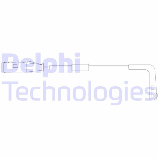 LZ0187 Warning Contact, brake pad wear