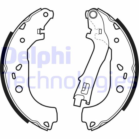 LS1979 Brake Shoe Set