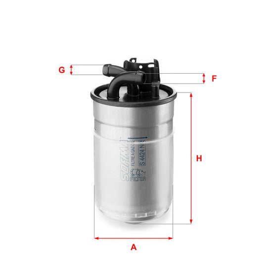S 4424 NR Fuel filter