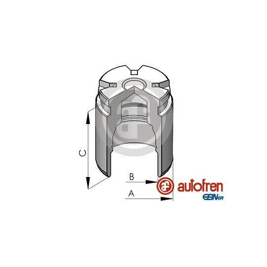 D025120 Piston, brake caliper