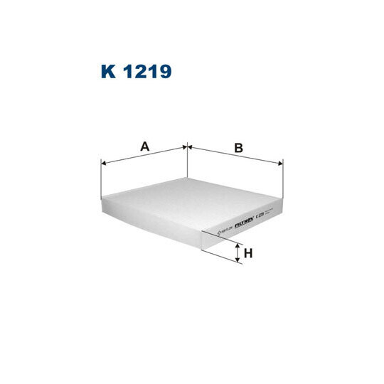 K 1219 Filter, interior air