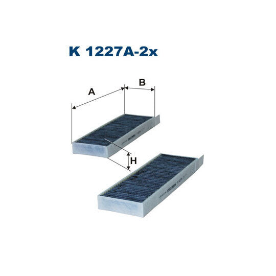 K 1227A-2X Filter, interior air