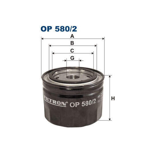 OP 580/2 Oil filter