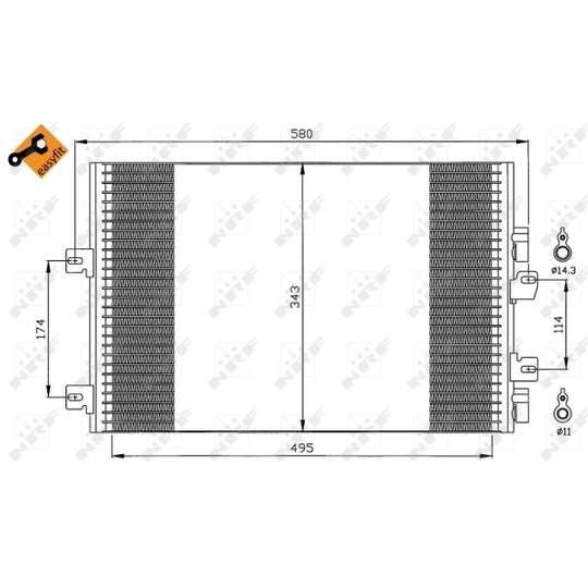 35543 Condenser, air conditioning