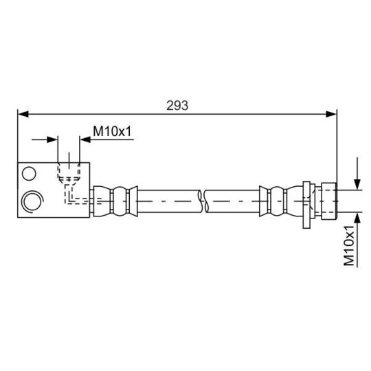 1 987 481 622 Brake Hose