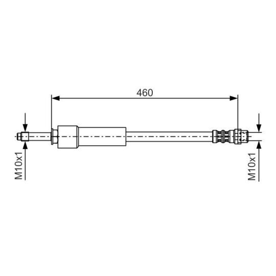 1 987 476 297 Brake Hose