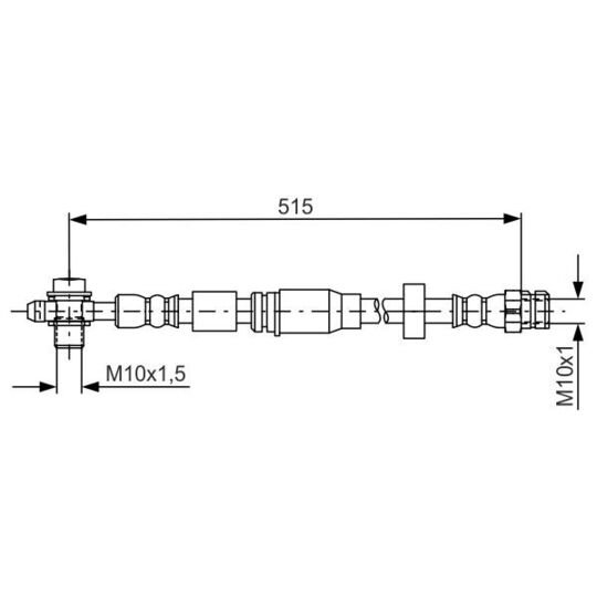 1 987 481 673 Brake Hose