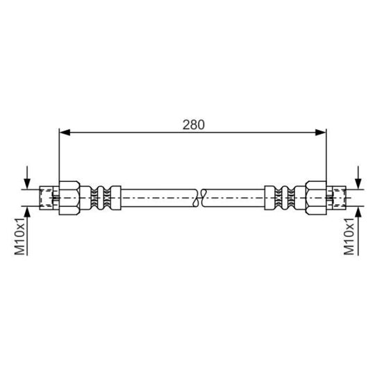 1 987 476 234 Brake Hose