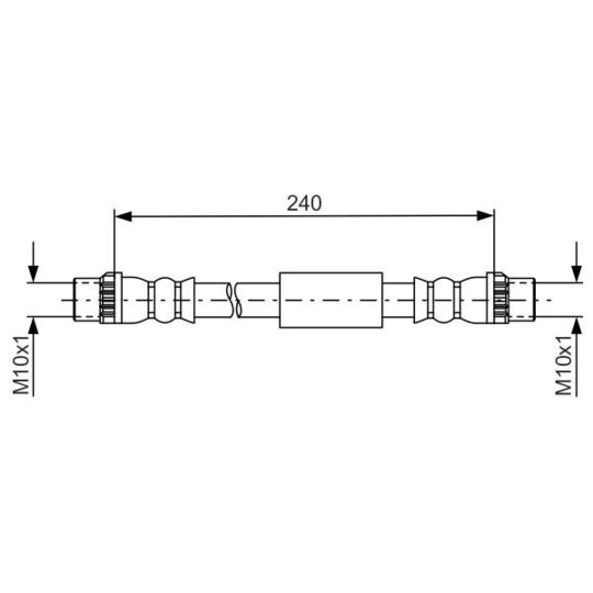 1 987 481 666 Brake Hose