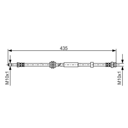 1 987 481 023 Brake Hose