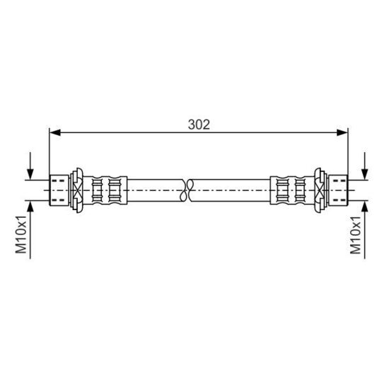 1 987 476 259 Brake Hose