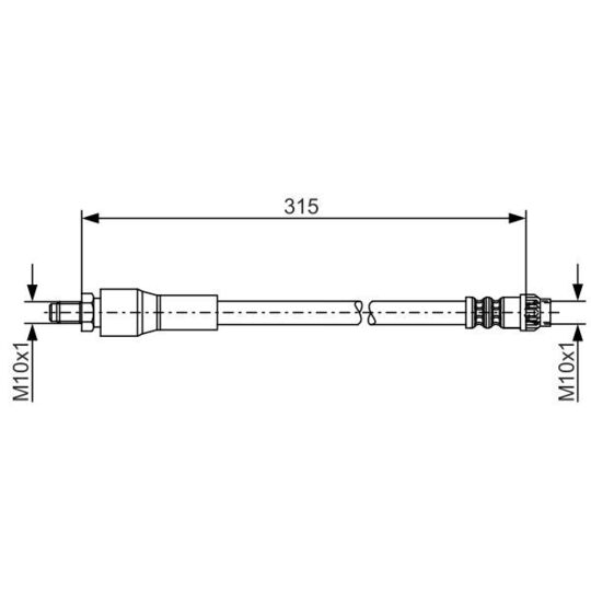 1 987 476 032 Brake Hose