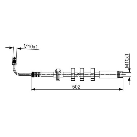 1 987 481 265 Brake Hose