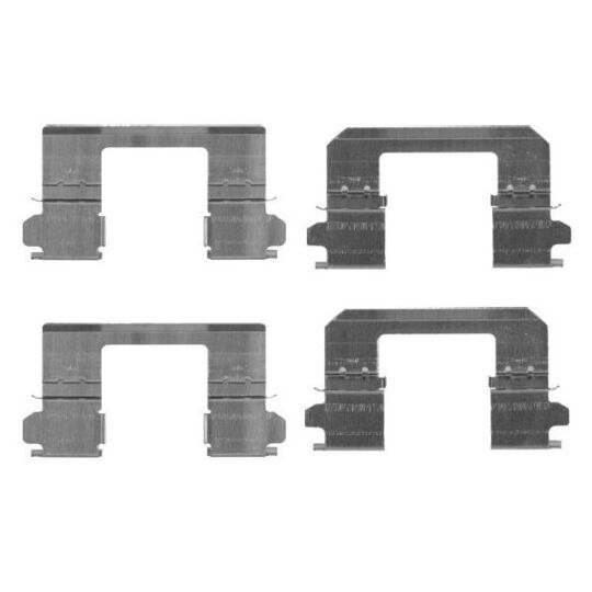 1 987 474 461 Accessory Kit, disc brake pad
