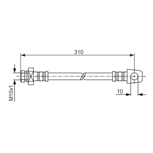 1 987 476 957 Brake Hose