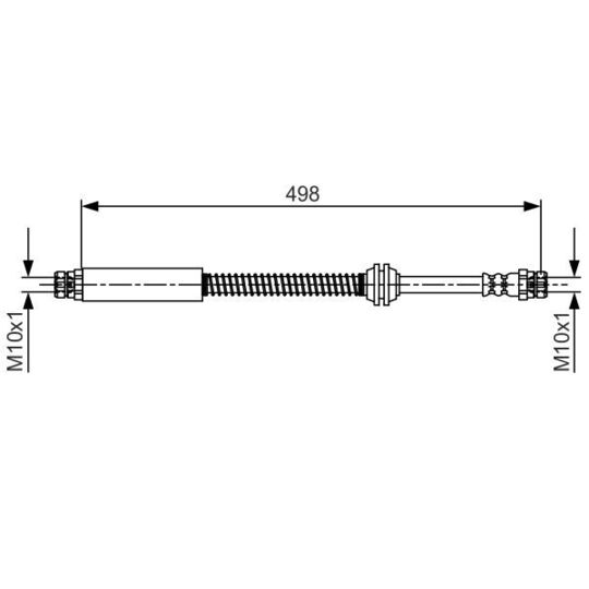 1 987 481 711 Brake Hose