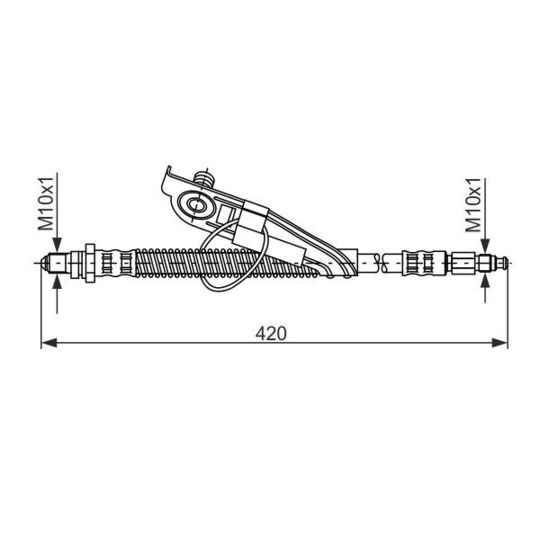 1 987 476 817 Brake Hose