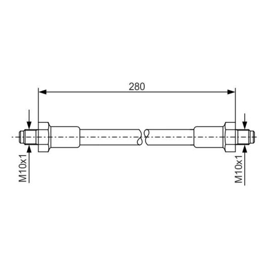 1 987 476 267 Brake Hose