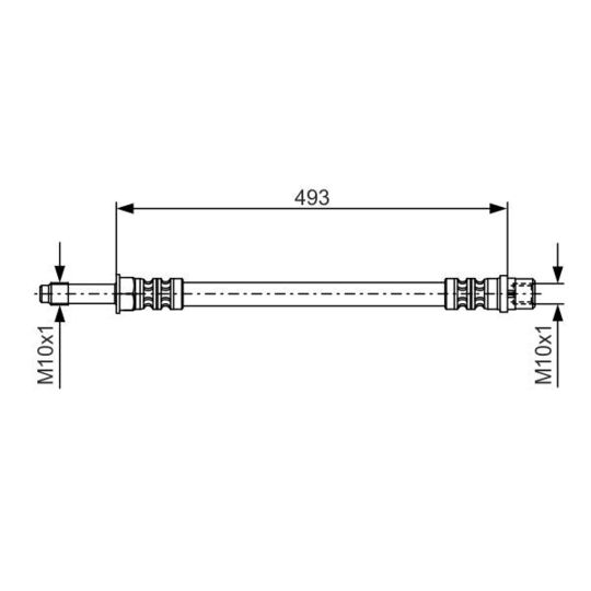 1 987 476 294 Brake Hose