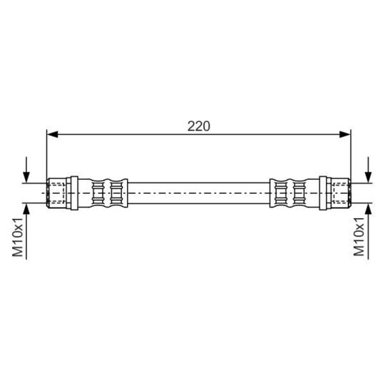 1 987 476 203 Brake Hose