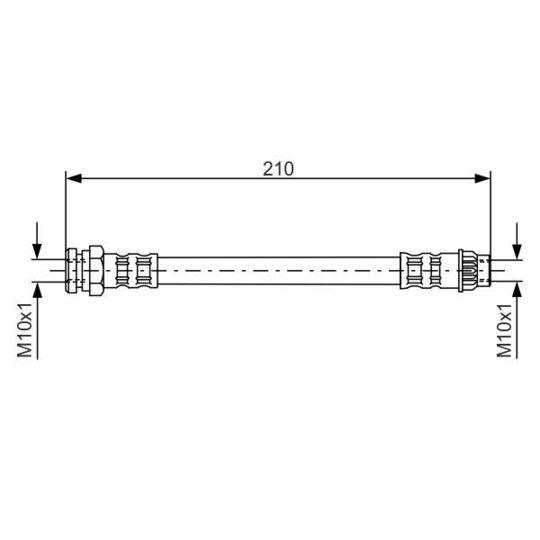 1 987 476 913 Brake Hose