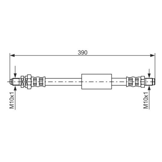 1 987 476 840 Brake Hose
