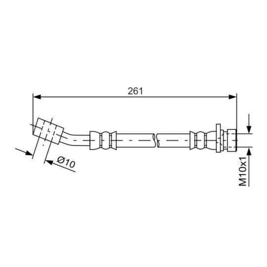 1 987 481 621 Brake Hose