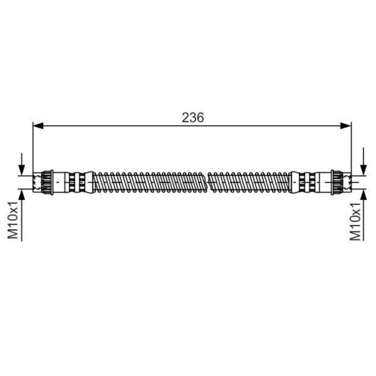 1 987 476 148 Brake Hose