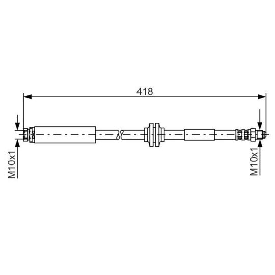1 987 481 058 Brake Hose