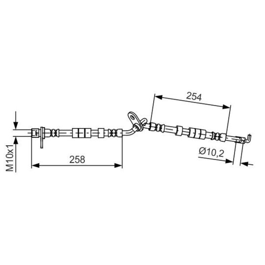 1 987 481 597 Brake Hose