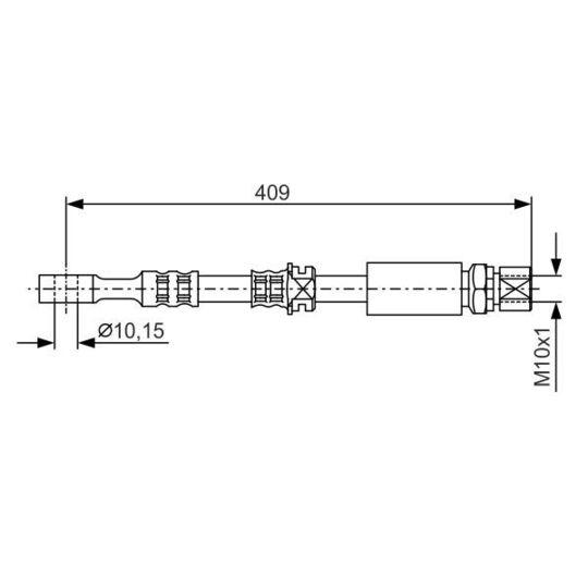 1 987 476 644 Brake Hose