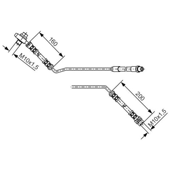 1 987 476 055 Brake Hose