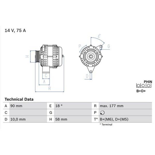 0 986 049 111 Alternator
