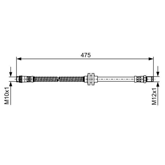 1 987 481 496 Brake Hose