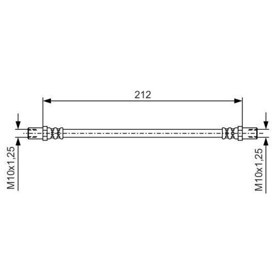 1 987 481 A50 Brake Hose