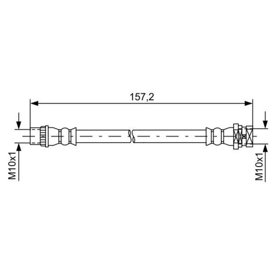 1 987 481 624 Brake Hose