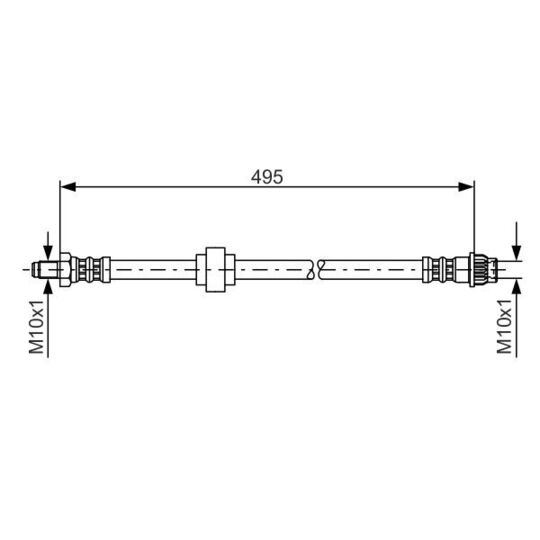1 987 476 953 Brake Hose
