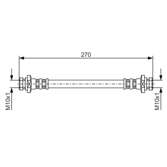 1 987 476 737 Brake Hose