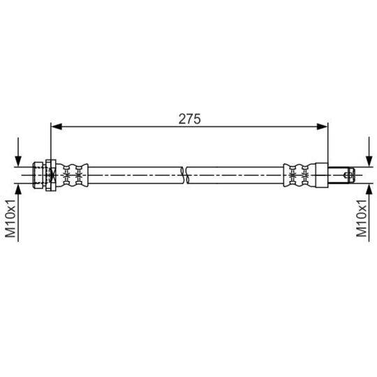 1 987 481 704 Brake Hose