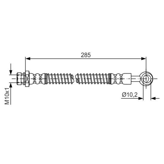 1 987 481 645 Brake Hose