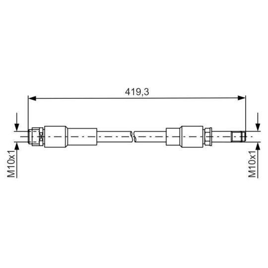 1 987 481 674 Brake Hose