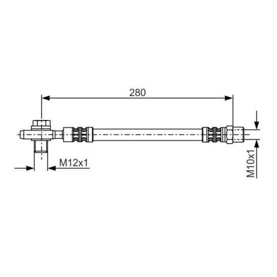 1 987 481 082 Brake Hose